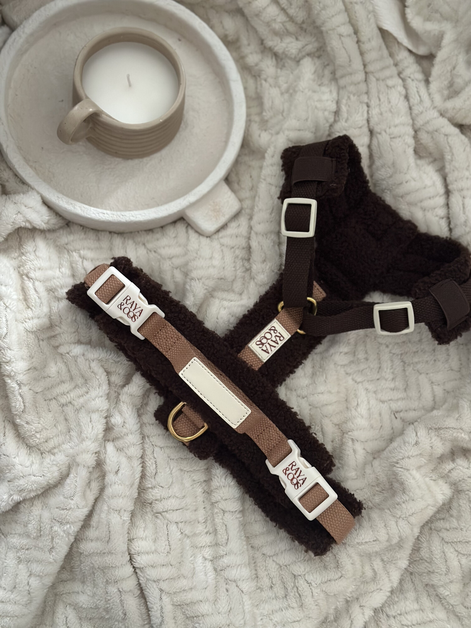 Harnais Mocha noisette - Moumoute Confort - Design Y & anse – Image 3